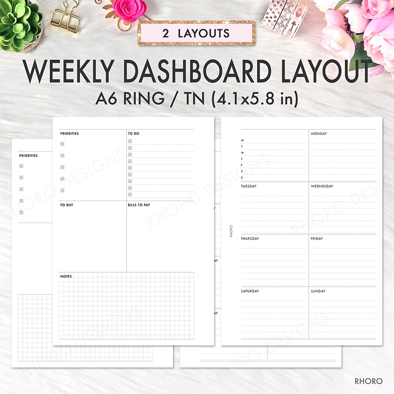 A6 Planner Inserts, A6 Hourly Planner Printable, Hourly Schedule, Hourly  Planner Pages, Hourly Planner Inserts, A6 Weekly Insert S01 
