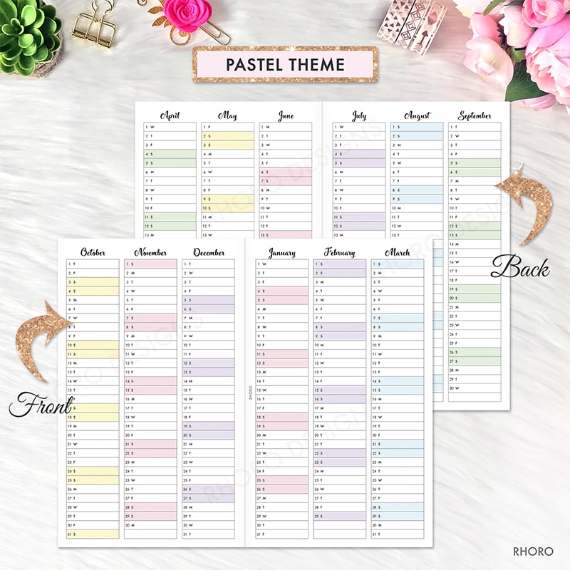 B6 Slim Printable Weekly Inserts B6 Slim Printable Inserts B6 Slim Inserts B6 Slim Printable B6 Slim Weekly Inserts Travelers Notebook